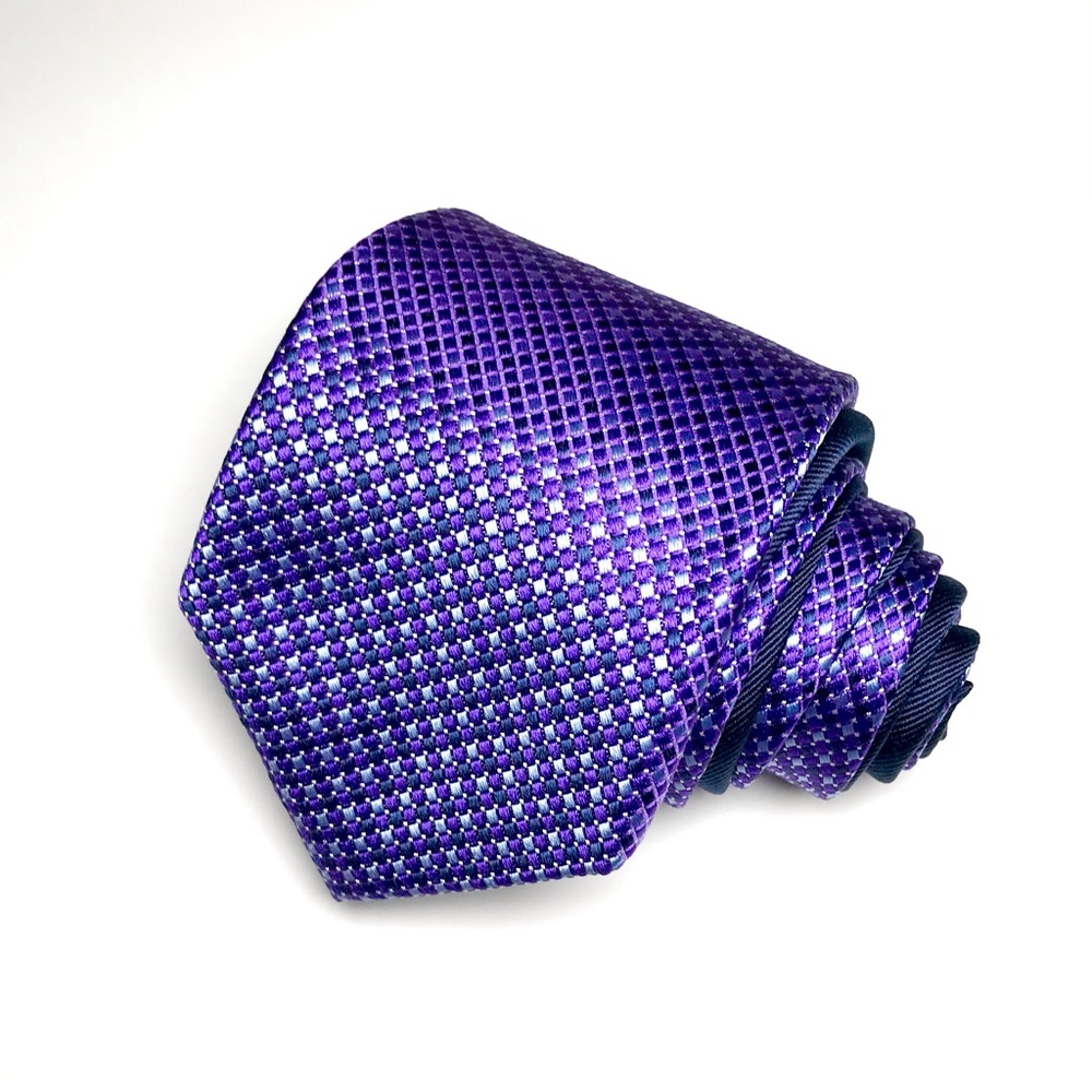 Tommy Hilfiger Vibrant Purple Silk Tie